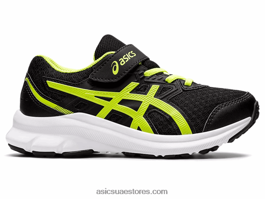 Asics أسود / أخضر خطر هزة 3 روضة 2N24DJ4529