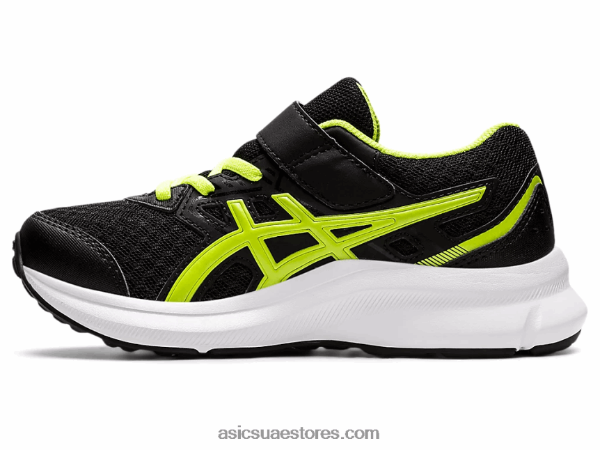 Asics أسود / أخضر خطر هزة 3 روضة 2N24DJ4529