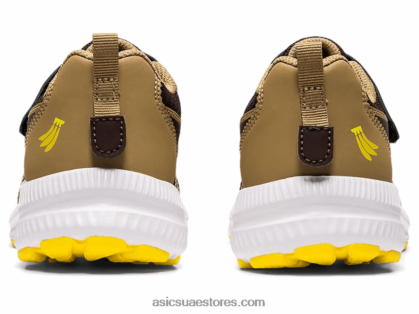 Asics قهوة / قهوة تتعامل مع 7 روضة أطفال 2N24DJ4482