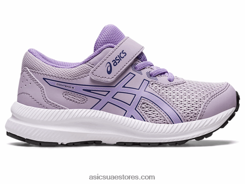 Asics الغسق البنفسجي / البنفسجي الرقمي تتعامل مع 8 مرحلة ما قبل المدرسة 2N24DJ4248