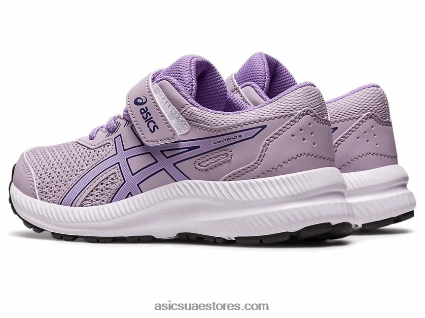 Asics الغسق البنفسجي / البنفسجي الرقمي تتعامل مع 8 مرحلة ما قبل المدرسة 2N24DJ4248