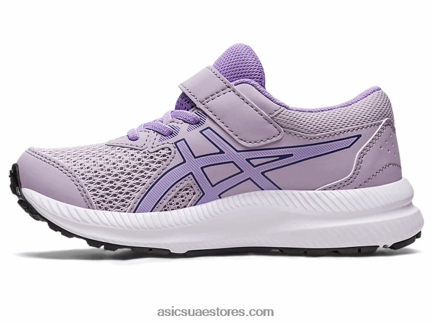 Asics الغسق البنفسجي / البنفسجي الرقمي تتعامل مع 8 مرحلة ما قبل المدرسة 2N24DJ4248