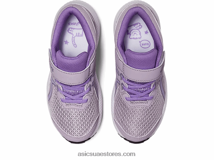 Asics الغسق البنفسجي / البنفسجي الرقمي تتعامل مع 8 مرحلة ما قبل المدرسة 2N24DJ4248