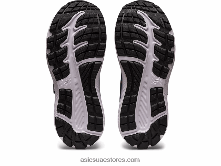 Asics أزرق نيلي / شمس خوخ تتعامل مع 8 مرحلة ما قبل المدرسة 2N24DJ4252