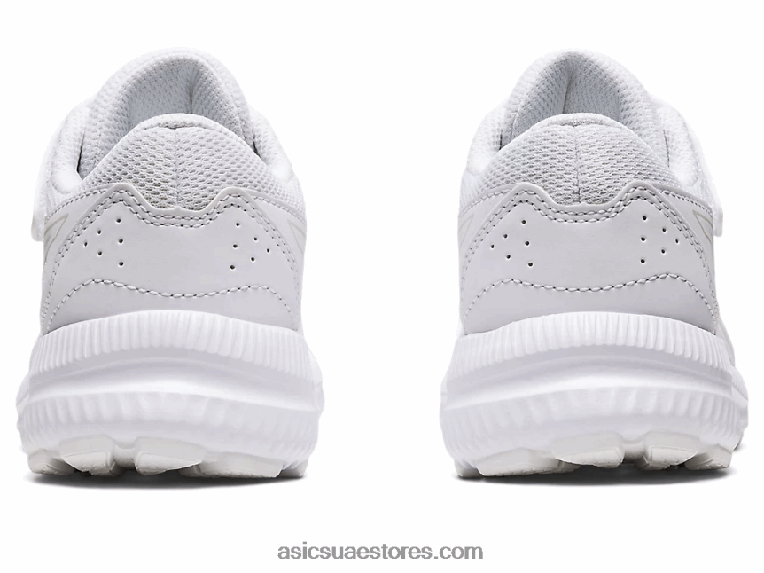 Asics أبيض تتعامل مع 8 مرحلة ما قبل المدرسة 2N24DJ4317