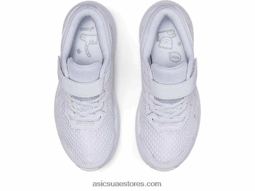 Asics أبيض تتعامل مع 8 مرحلة ما قبل المدرسة 2N24DJ4317