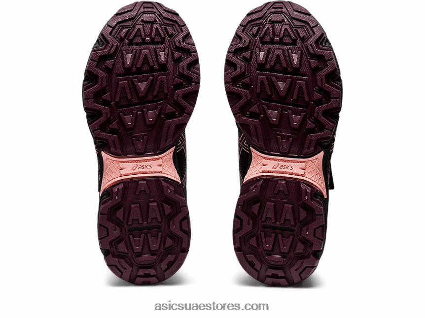 Asics أسود / المريخ العميق مرحلة ما قبل المدرسة 8 مرحلة ما قبل المدرسة 2N24DJ4379