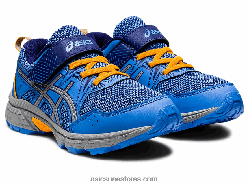 Asics الساحل الأزرق / الغوص الأزرق مرحلة ما قبل المدرسة 8 مرحلة ما قبل المدرسة 2N24DJ4382