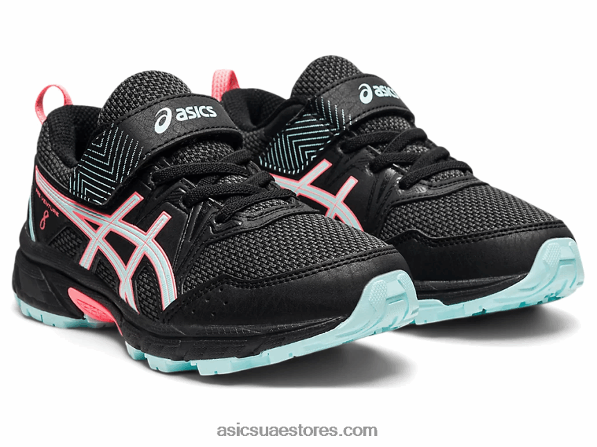 Asics أسود / أزرق واضح مرحلة ما قبل المدرسة 8 مرحلة ما قبل المدرسة 2N24DJ4501