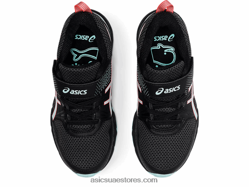 Asics أسود / أزرق واضح مرحلة ما قبل المدرسة 8 مرحلة ما قبل المدرسة 2N24DJ4501