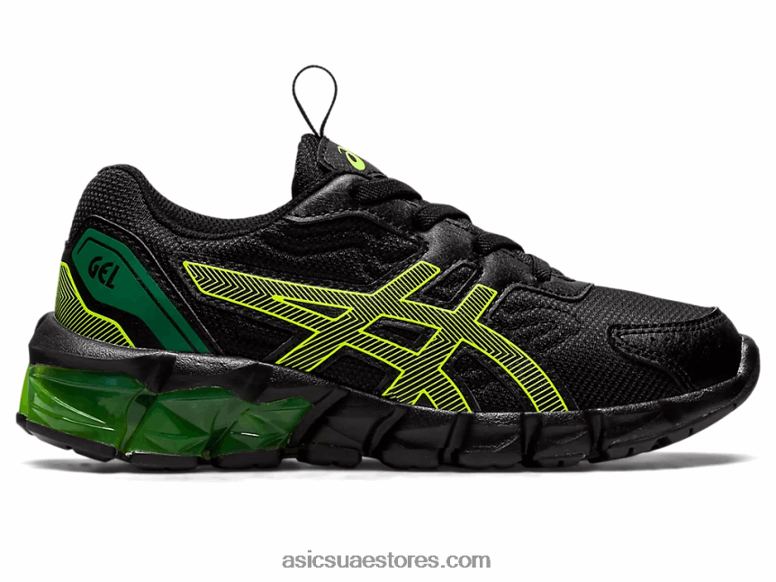 Asics أسود / أصفر أمان جيل-كوانتوم 90 3 روضة 2N24DJ4355