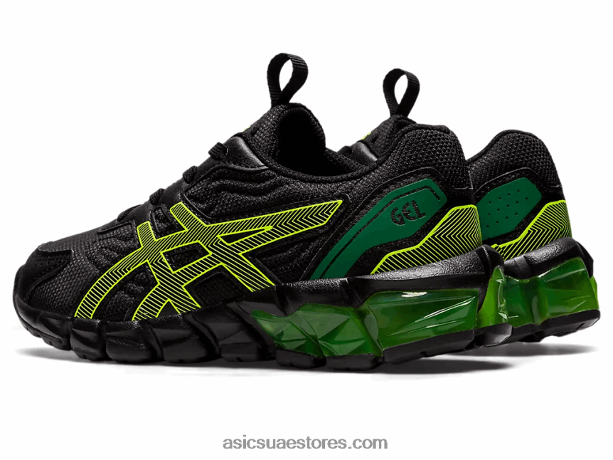 Asics أسود / أصفر أمان جيل-كوانتوم 90 3 روضة 2N24DJ4355