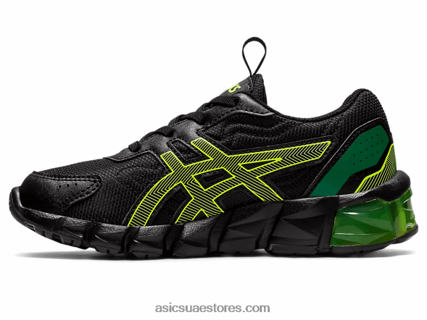 Asics أسود / أصفر أمان جيل-كوانتوم 90 3 روضة 2N24DJ4355