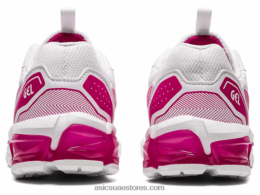 Asics الهذيان الأبيض / الوردي جيل-كوانتوم 90 3 روضة 2N24DJ4514