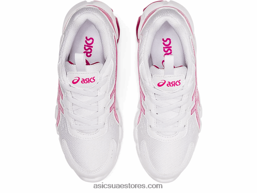 Asics الهذيان الأبيض / الوردي جيل-كوانتوم 90 3 روضة 2N24DJ4514