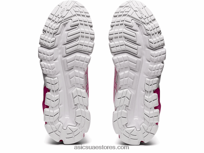 Asics الهذيان الأبيض / الوردي جيل-كوانتوم 90 3 روضة 2N24DJ4514