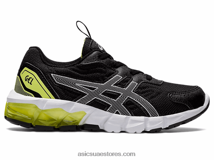 Asics أسود / فضي نقي جيل-كوانتوم 90 3 روضة 2N24DJ4526