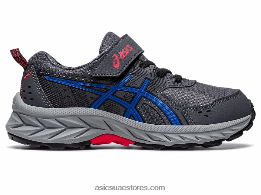 Asics الناقل الرمادي / التونة الزرقاء جيل فينشر 9 روضة أطفال 2N24DJ4217
