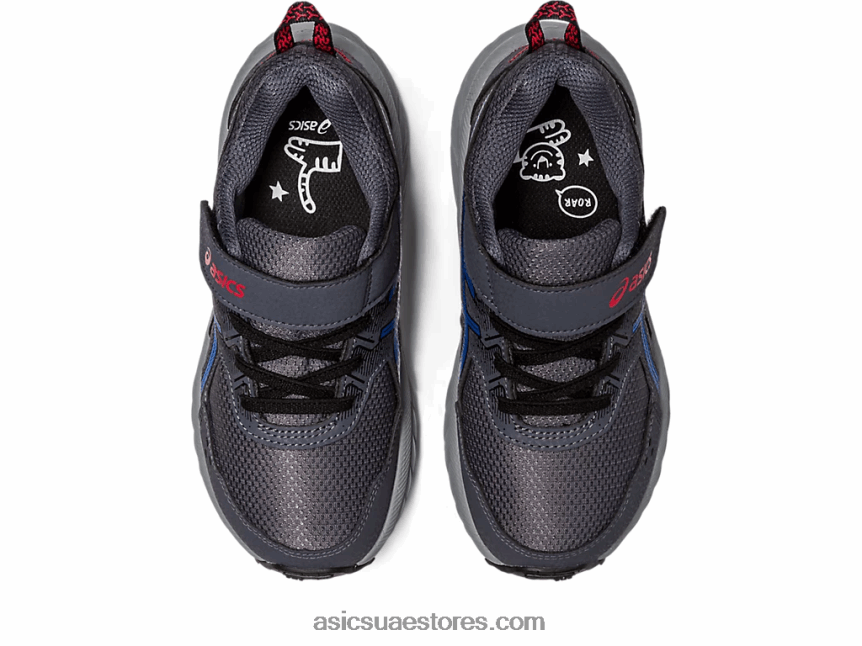 Asics الناقل الرمادي / التونة الزرقاء جيل فينشر 9 روضة أطفال 2N24DJ4217