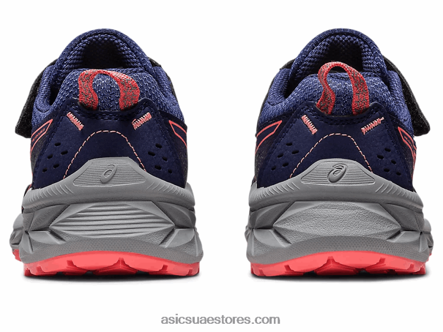 Asics أزرق نيلي / بابايا جيل فينشر 9 روضة أطفال 2N24DJ4218