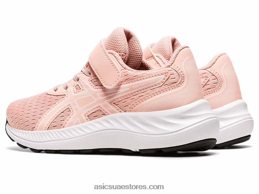Asics وردة بلوري / أبيض قبل الإثارة 9 مرحلة ما قبل المدرسة 2N24DJ4342
