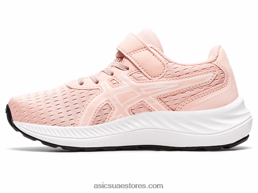 Asics وردة بلوري / أبيض قبل الإثارة 9 مرحلة ما قبل المدرسة 2N24DJ4342