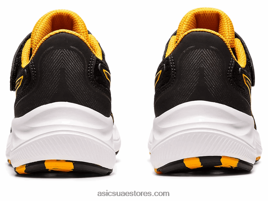 Asics أسود / كهرماني قبل الإثارة 9 مرحلة ما قبل المدرسة 2N24DJ4344