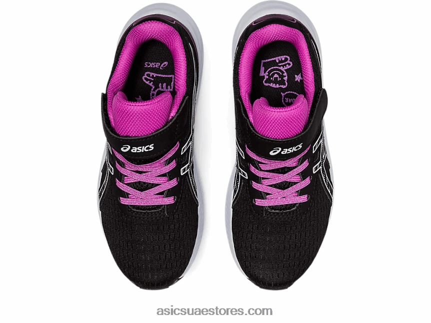 Asics أسود / سماء ناعمة قبل الإثارة 9 مرحلة ما قبل المدرسة 2N24DJ4361
