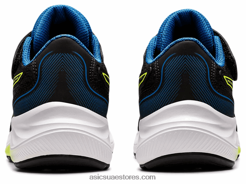 Asics أسود / أخضر خطر قبل الإثارة 9 مرحلة ما قبل المدرسة 2N24DJ4460
