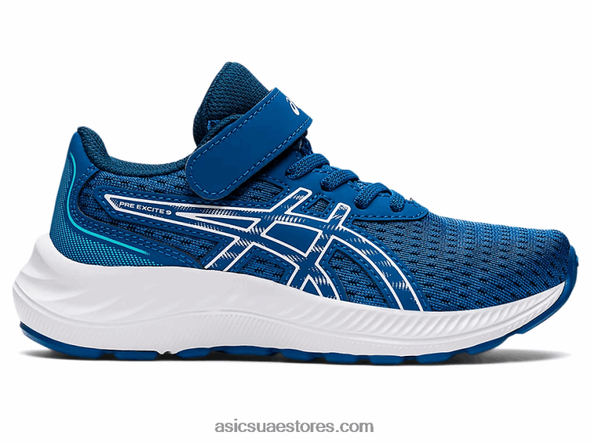 Asics محرك البحيرة / أبيض قبل الإثارة 9 مرحلة ما قبل المدرسة 2N24DJ4463