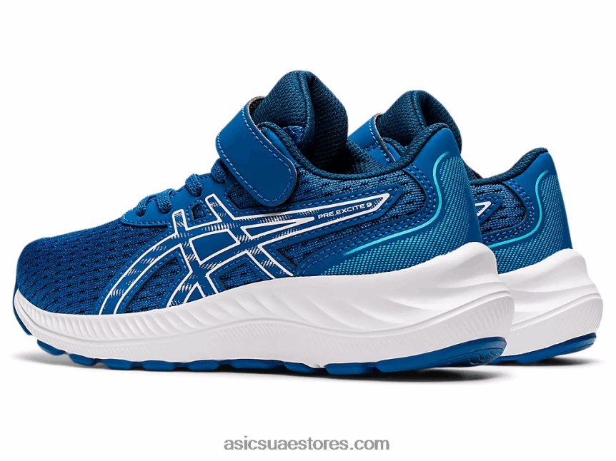 Asics محرك البحيرة / أبيض قبل الإثارة 9 مرحلة ما قبل المدرسة 2N24DJ4463