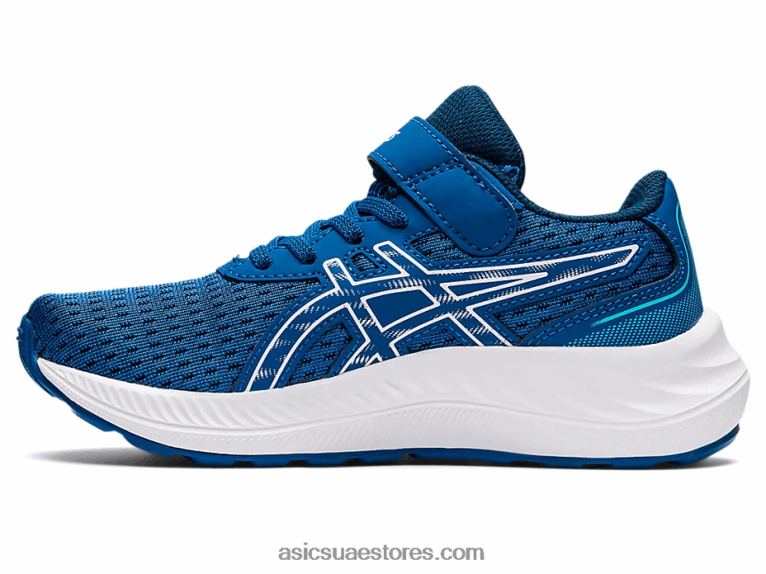 Asics محرك البحيرة / أبيض قبل الإثارة 9 مرحلة ما قبل المدرسة 2N24DJ4463