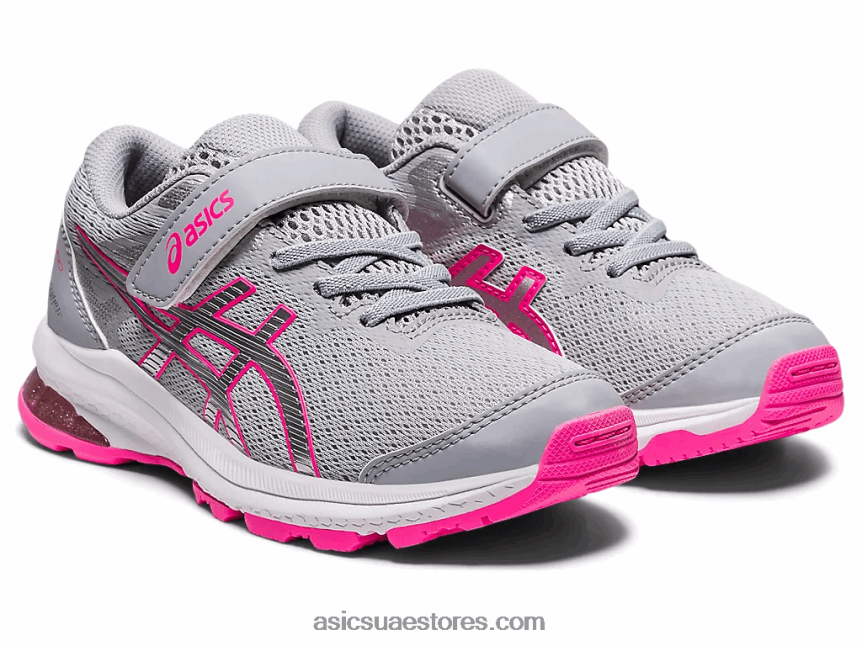 Asics الرمادي بيدمونت / الفضة النقية GT-1000 10 روضة أطفال 2N24DJ4312