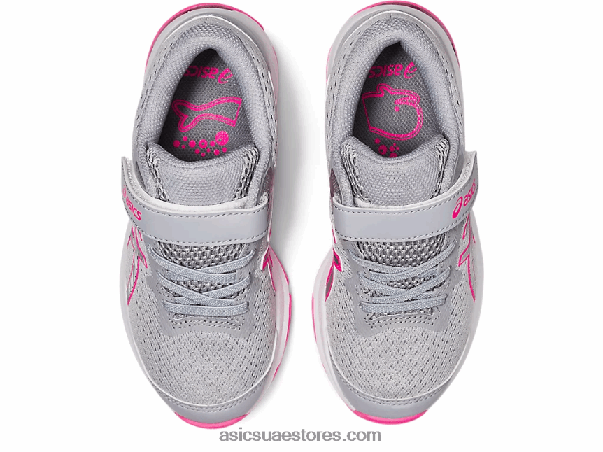 Asics الرمادي بيدمونت / الفضة النقية GT-1000 10 روضة أطفال 2N24DJ4312