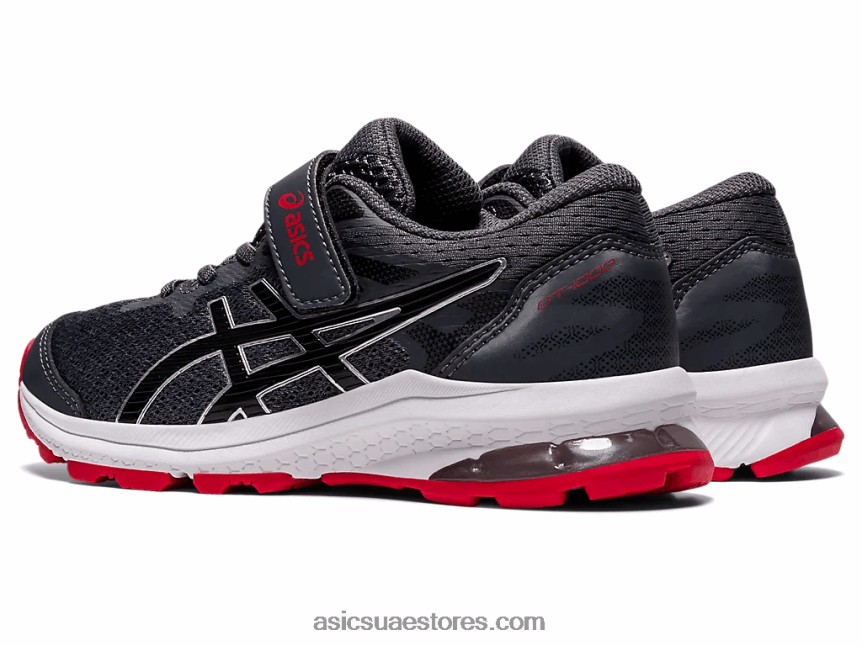 Asics رمادي الناقل / الفضة النقية GT-1000 10 روضة أطفال 2N24DJ4474