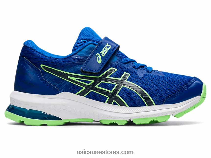 Asics أزرق / أزرق فرنسي GT-1000 10 روضة أطفال 2N24DJ4517