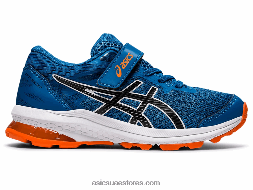 Asics تولد من جديد أزرق / أسود GT-1000 10 روضة أطفال 2N24DJ4538