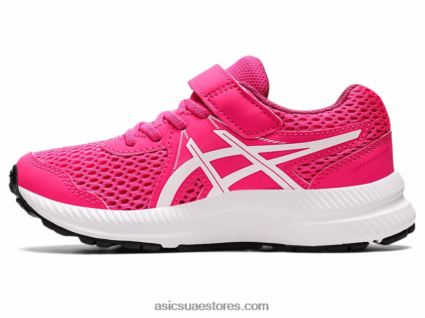Asics الوردي glo / أبيض تتعامل مع 7 روضة أطفال 2N24DJ4467