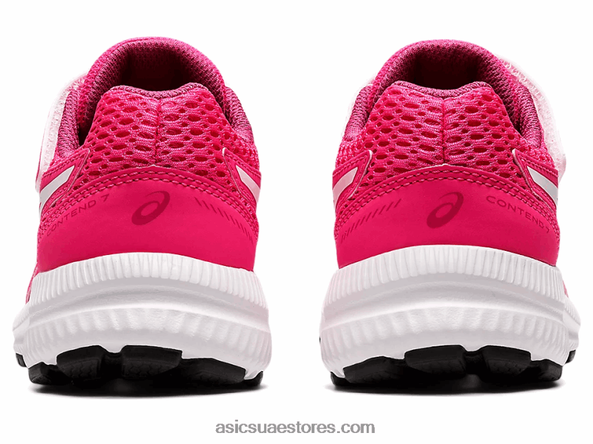 Asics الوردي glo / أبيض تتعامل مع 7 روضة أطفال 2N24DJ4467