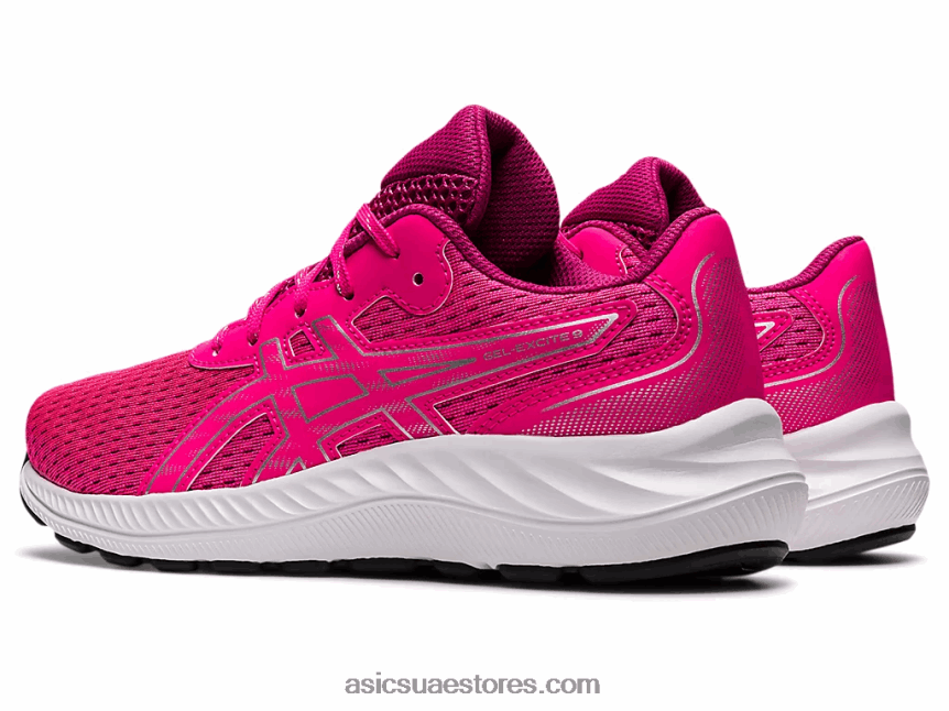 Asics الوردي glo / الفضة النقية قبل الإثارة 9 مرحلة ما قبل المدرسة 2N24DJ4461