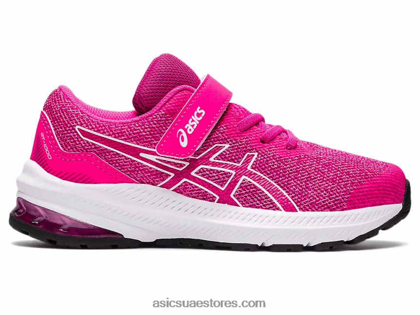 Asics الوردي glo / أبيض gt-1000 11 روضة الأطفال 2N24DJ4452