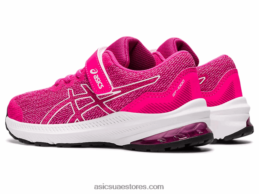 Asics الوردي glo / أبيض gt-1000 11 روضة الأطفال 2N24DJ4452