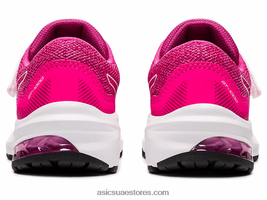 Asics الوردي glo / أبيض gt-1000 11 روضة الأطفال 2N24DJ4452