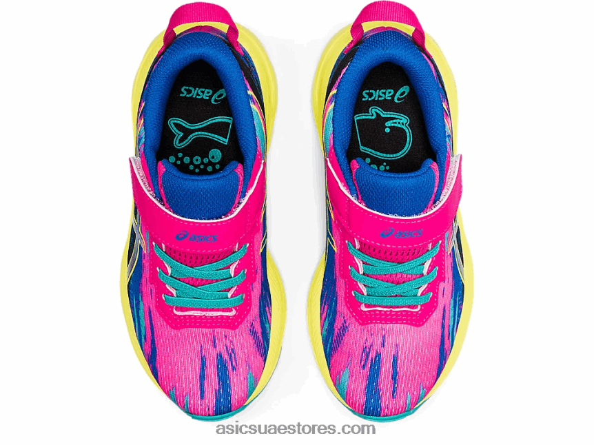 Asics الوردي glo / sour yuzu مرحلة ما قبل نوسا ثلاثي 13 ما قبل المدرسة 2N24DJ4416