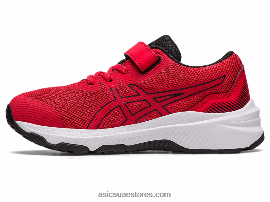 Asics أحمر كهربائي / أبيض gt-1000 11 روضة الأطفال 2N24DJ4254