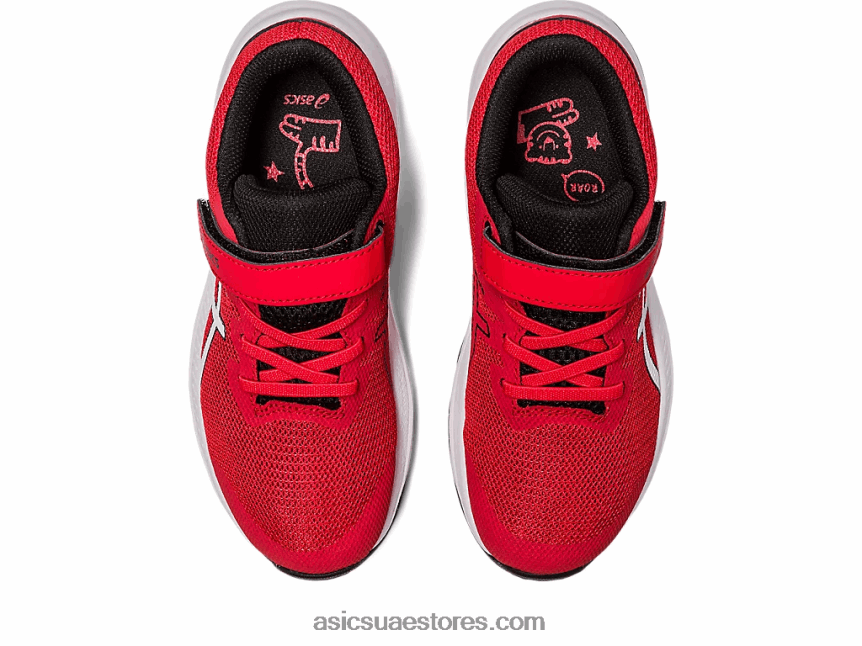 Asics أحمر كهربائي / أبيض gt-1000 11 روضة الأطفال 2N24DJ4254