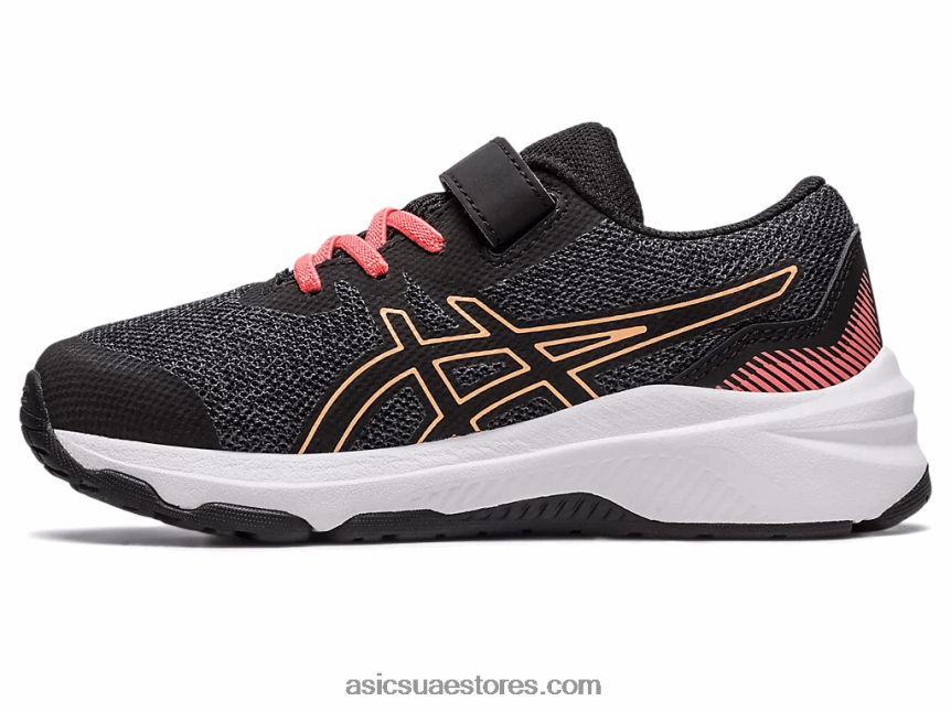 Asics أسود / بابايا gt-1000 11 روضة الأطفال 2N24DJ4296