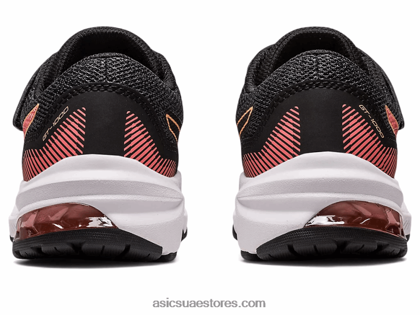 Asics أسود / بابايا gt-1000 11 روضة الأطفال 2N24DJ4296