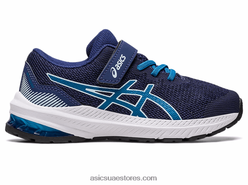 Asics أزرق نيلي / أزرق تولد من جديد gt-1000 11 روضة الأطفال 2N24DJ4318