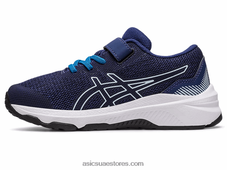 Asics أزرق نيلي / أزرق تولد من جديد gt-1000 11 روضة الأطفال 2N24DJ4318